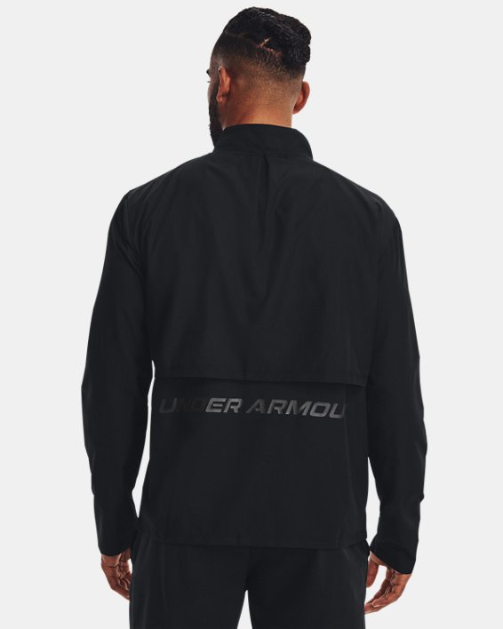 Men's UA Launch Jacket, Black, pdpMainDesktop image number 1